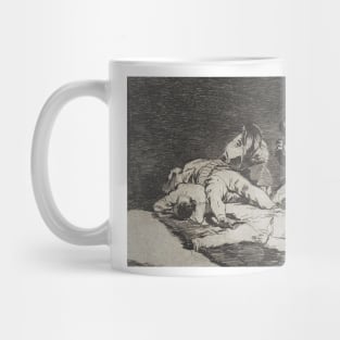 The Same from the Series Disasters of War by Francisco Goya Mug